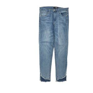 Black Label C'est toi Skinny Raw Hem Distressed Women's size 9 Blue Denim jeans